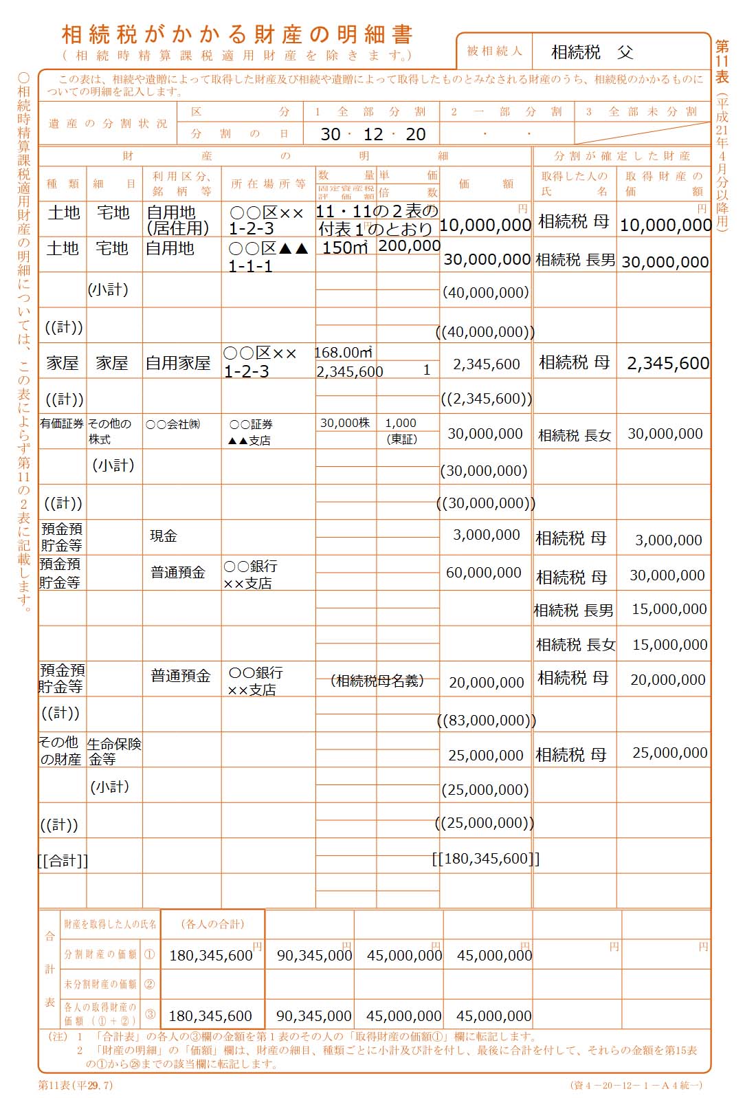 【自分でかんたん！】相続税申告書の書き方を具体的事例で詳細解説！